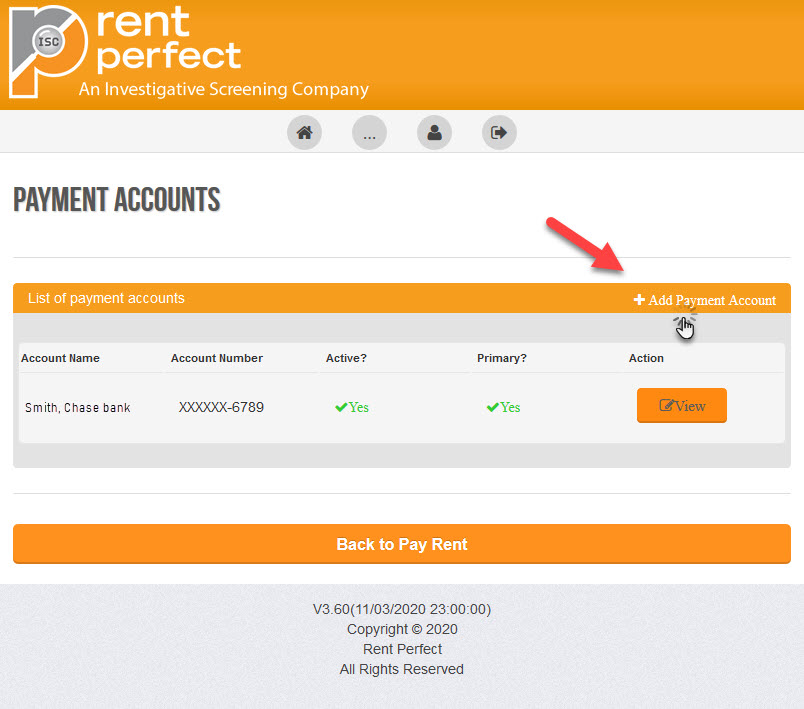 Tenants Adding a Bank Account to Pay RentRent PerfectKnowledgebase